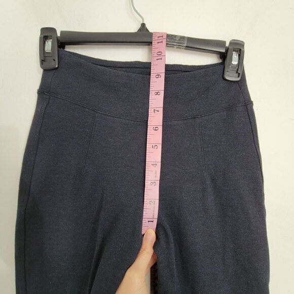 Kit and Ace Navy Midnight Blue Cuffed York Pants Pull On Stretchy Trouser Size 0 - Picture 12 of 16